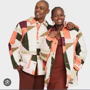 Gee's Bend x Target Black History Month Oversized Quilted Jacket Sz XS